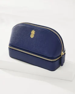 Abby Navy Pineapple Travel Organizer