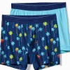 Aloha Print Tech Boxer Briefs - 2-Pack