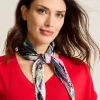 Amaryllis Pleated Diamond Scarf