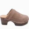 André Assous Olivia Desert Taupe Suede Featherweights™ Clogs