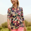 Aruba Flora Amora Half-Zip Sweatshirt