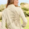 Aruba Portico Palma Embroidered Full-Zip Sweatshirt