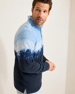 Azul Tides Ombré Half-Zip Sweatshirt