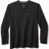 Bali Skyline Long-Sleeve V-Neck T-Shirt