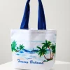 Beach Print Reusable Tote