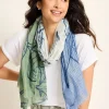 Block Bouquet Wrap Scarf