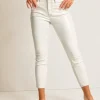 Boracay® Metallic High-Rise Ankle Jeans