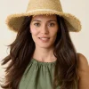 Brighton Fringe Brim Raffia Hat