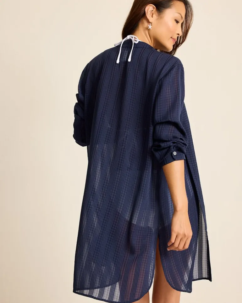 Cadiz Chiffon Boyfriend Beach Shirt