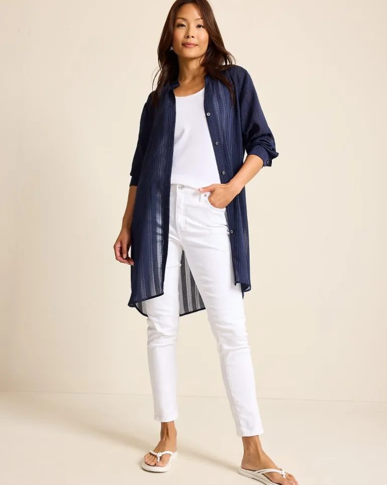 Cadiz Chiffon Boyfriend Beach Shirt