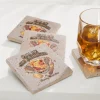 Call Me Old Fashioned Travertine Coaster Set