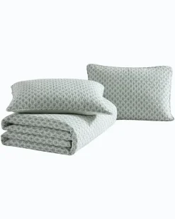 Coastal Batik 3-Piece Full/Queen Quilt Set