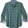 Coastline Cord Stretch Lagoon Check Shirt