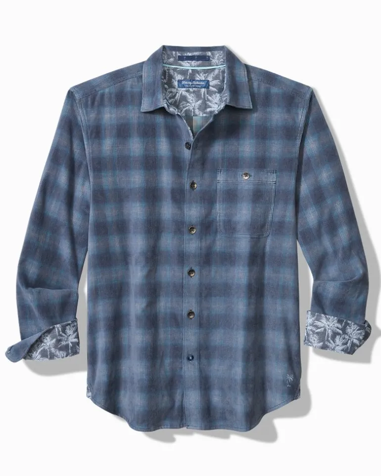 Coastline Cord Stretch Ombré Check Shirt