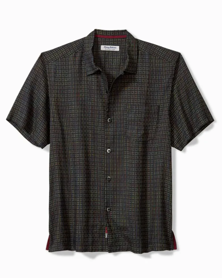Coconut Point Prismatic Check IslandZone® Camp Shirt