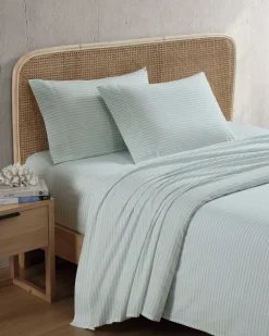 Cool Beach Stripe 4-Piece King Sheet Set