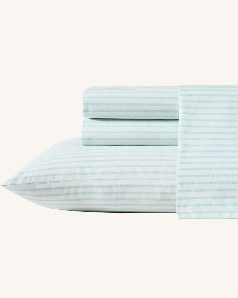 Cool Beach Stripe 4-Piece King Sheet Set