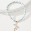 Coral Isles Charm Stretch Bracelet