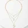 Coral Isles Sealife Charm Layered Necklace