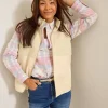 Faux Sherpa Hybrid Vest