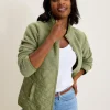 Faux Sherpa Quilted Hybrid Jacket