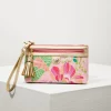 Flamingo Pineapple Tassel Wristlet