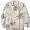 Flora Oasis Long-Sleeve Linen Shirt