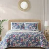 Floral Enchantment Reversible 3-Piece King Quilt Set