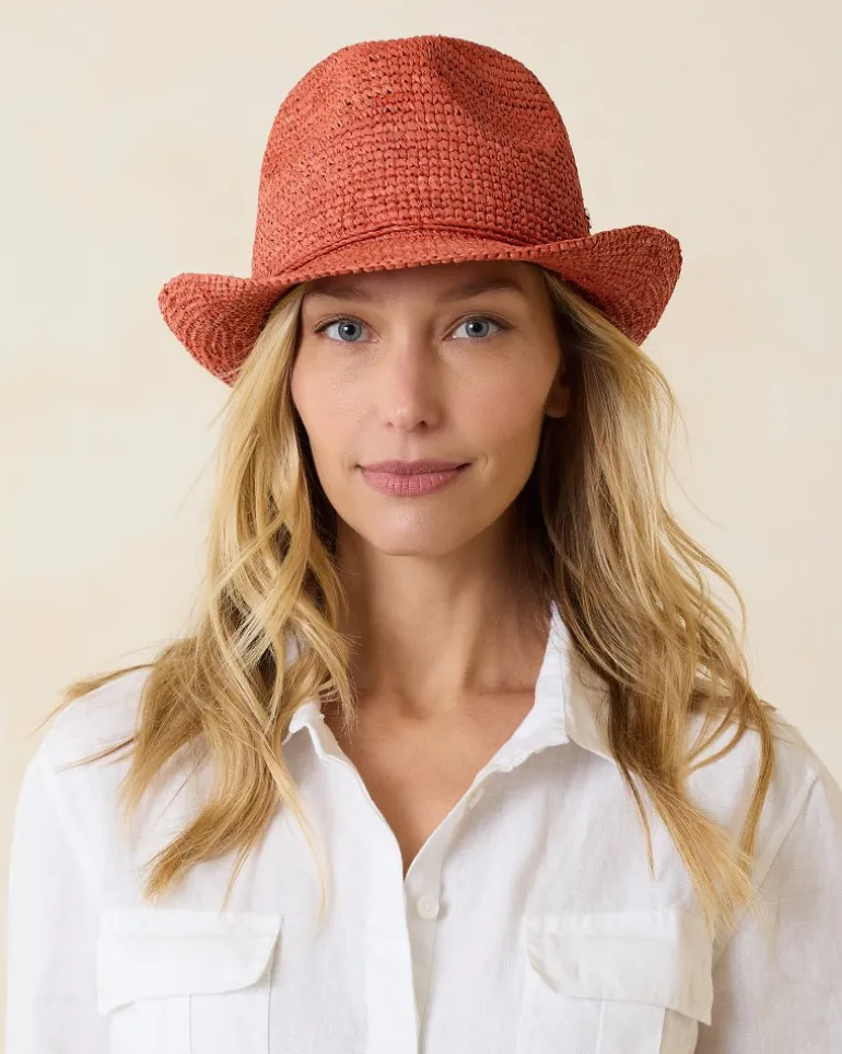 Gigi Crochet Raffia Hat