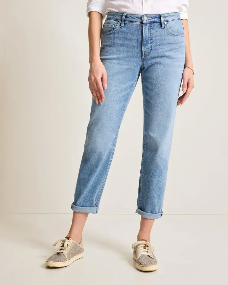 Indigo Palms™ Mid-Rise Slim Boyfriend Jeans