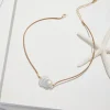Indigo Shore Pearl Corded Pendant Necklace
