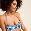 Island Cays Blooms Bandeau Bikini Top
