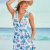 Island Cays Tropical Oasis Beach Wrap Romper
