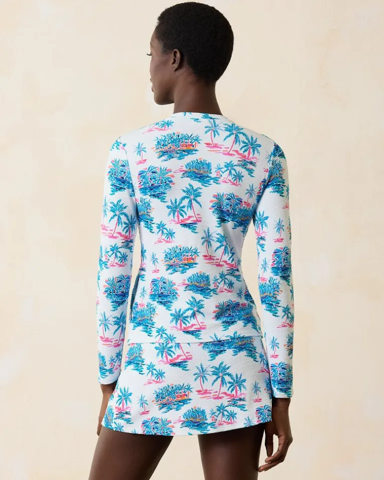 Island Cays Tropical Oasis Rash Guard