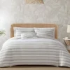 Island Micro Waffle 4-Piece Full/Queen Comforter Set