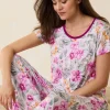 Jersey Short Sleeve & Pants Pajama Set