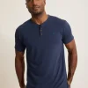 Jersey Short-Sleeve Henley