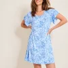 Jersey Short-Sleeve Short Sleep Dress