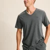 Jersey Short-Sleeve V-Neck T-Shirt