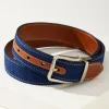 Leather Mesh Reversible Performance Belt