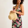 Lily Cat Halter Spa Coverup Dress