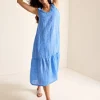 Linen Midi Coverup Dress