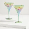 Luster Martini Glasses — Set of 2