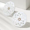 Madeira Mother of Pearl Flower Earrings