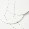 Madeira Mother of Pearl Station Necklace