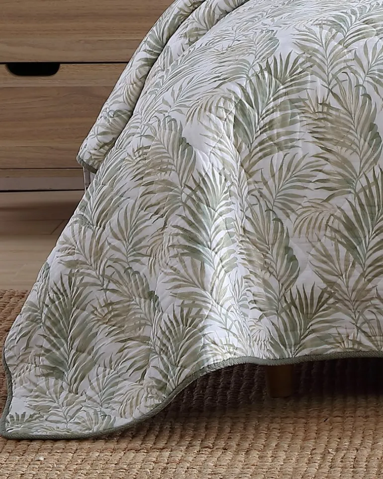 Maui Palm 3-Piece Full/Queen Quilt Set