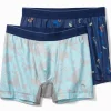 Mesh Tech Tropic Print Boxer Briefs — 2-Pack