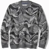 Monstera Camouflage Crew Sweater