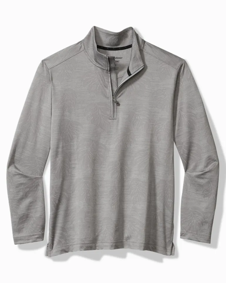 Monstera Fade IslandZone® Half-Zip Sweatshirt