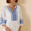 Mykonos Gauze Midi Coverup Dress